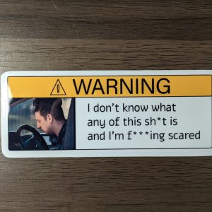 I Think You Should Leave Sticker - Don't Know How To Drive - ITYSL Sticker - Car Warning Sticker