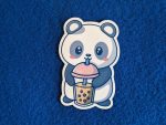 Panda boba sticker | Bubble tea sticker | Panda Sticker | Kawaii Sticker | Cute vinyl sticker | Cute laptop decal