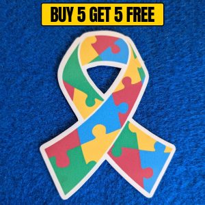 Autism Awareness Sticker | Autism Sticker | Puzzle Piece Sticker | 3.7 x 3 inch | Laptop Sticker | Phone Sticker