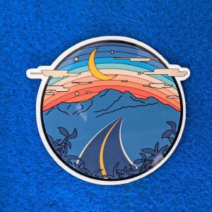 Outdoors Adventure Sticker Abstract Sticker Car Decal Laptop Sticker Hydroflash sticker Waterproof