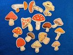 Mushroom drawing sticker pack | 15 Stickers | Vinyl