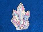 Colorful Crystal Sticker | Spirituality Sticker | Spiritual Sticker | Crystal Healing Sticker | Laptop Sticker