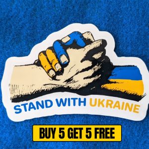 Stand With Ukraine Sticker | Ukraine Sticker | Laptop Sticker | Phone Sticker | Decal