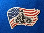 American Flag Welding Sticker, Welding Hood Sticker, Toolbox Sticker, Vinyl Sticker, Gift For Welders