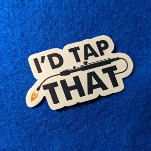 I'd Tap That Welding Sticker, Welding Hood Sticker, Toolbox Sticker, Vinyl Sticker, Gift For Welders