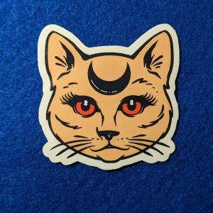 Celestial Cat Sticker | Cat Sticker | Celestial Sticker | Astrology Sticker | Laptop Sticker