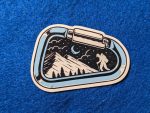 Hiking Sticker Carabiner Sticker Mountaineer Sticker Adventure Sticker Rock Climbing Sticker