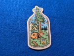 Camping in a bottle | Vinyl sticker | Camping sticker, Nature sticker, Outdoors sticker, Adventure sticker, Car decal