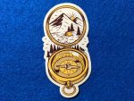 Nature Compass Sticker, gift for campers or hikers, outdoors sticker, nature sticker