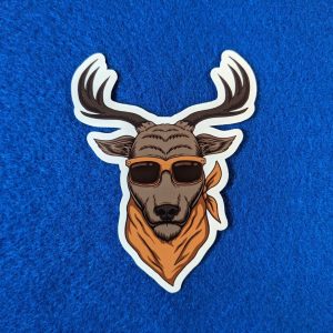 Funny Deer Sticker