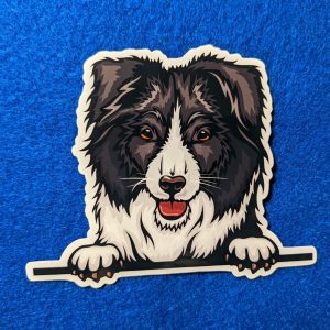 Adorable Border Collie Sticker, Border Collie Stickers, Vinyl Sticker, Gift For Pet Owner, Gift For Vets, Collie