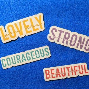 Affirmation Stickers | Vinyl stickers | Self love stickers, Mental health stickers