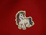 Cute Rainbow Unicorn Sticker, Cute Stickers, Rainbow Stickers, Unicorn Art, Vinyl Sticker