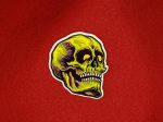 Psychedelic Zombie Skull Sticker, Psychedelic Stickers, Zombie Stickers, Vinyl Stickers