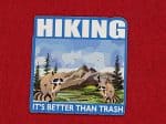 Hiking Raccoons Sticker - Funny stickers, Raccoon Decal, Trash Panda, hiker gift