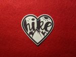 Love to hike | Vinal sticker | Hiking stickers
