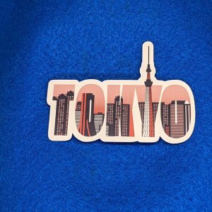 Tokyo Japan Skyline Sticker | Vinyl Sticker | Japan sticker, Tokyo Sticker