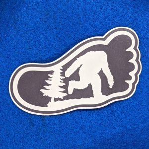 Bigfoot / Sasquatch Footprint Decal Vinyl Sticker for Cars, Laptops, Water Bottles