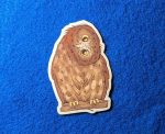Cute Owl Sticker Made From Vinyl