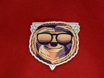 Vibing Sloth Sticker, 80s stickers, Funny Stickers, Cute Stickers, Sloth Lovers, Laptop Stickers