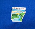 Arkansas Landscape Sticker, Arkansas State Sticker, Arkansas Decal, Arkansas Sticker for phones, laptops, water bottles