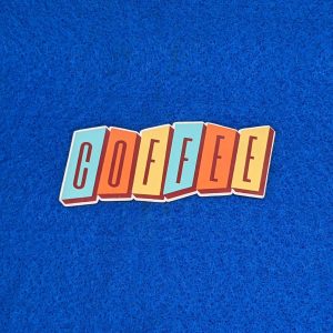Awesome Coffee Sign Sticker, Coffee Stickers, Vinyl Stickers, Laptop Stickers, Mug Stickers