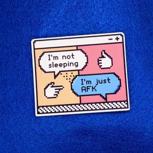 I'm not sleeping I'm just AFK | Vinyl sticker | Gaming stickers, Gamer stickers, Funny stickers