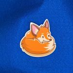 Cute Cartoon Fox Sticker | Vinyl | Perfect for Laptops, Phones, Cars, Planners