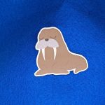 Cute Walrus Sticker | Vinyl Sticker | Animal stickers, Laptop stickers, Water bottle stickers