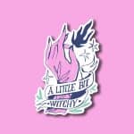 A little bit witchy sticker | Witch Stickers, Halloween Stickers, Aesthetic Stickers