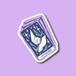 Witchy Tarot Card Sticker - Mystical Witch Themed Design - Vinyl Decal for Laptops, Water Bottles, Phone Cases