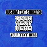 Custom text stickers | Your text here | Customer stickers