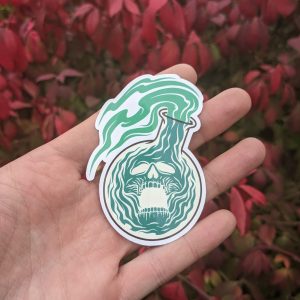 Skull Poison Bottle Sticker | Skull sticker, Poison Sticker, Macabre Sticker, Goth Sticker