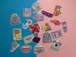 80s Aesthetic Sticker set | 20 stickers | 80s party, 80s Stickers, 80s Nostalgia