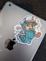 Ocean Explorer Sailor Captain | Vinyl Sticker | Laptop sticker, Cool sticker, Sailor Sticker