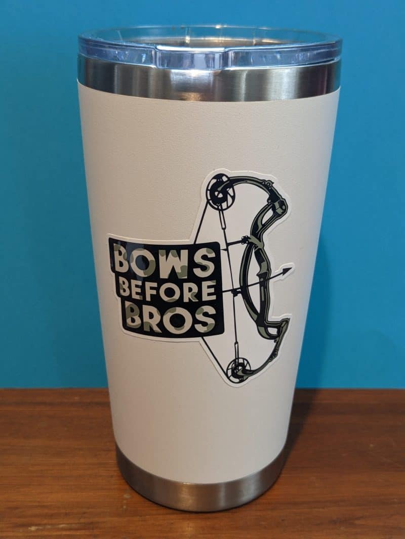 Bows Before Bros | Bowhunting Sticker | Archery Sticker, Laptop Sticker, Bowhunting Gift - Image 4