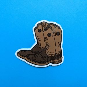 Cowgirl boots sticker | Cowboy boots sticker | Country sticker, Laptop sticker, Western Sticker