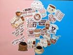 Coffee Lover Sticker Pack | Coffee Stickers, Coffee Lovers, Barista Gift