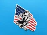 American Flag Welding Sticker, Welding Hood Stickers, Toolbox Stickers, Gift For Welders