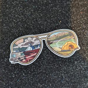 Outdoor Camping Hiking Sticker, Van Life sticker, Camping sticker, Nature sticker