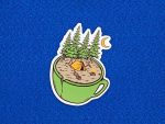 Camping Coffee Sticker | Vinyl Sticker | Camping Sticker, Nature Sticker, Laptop Sticker, Cool Sticker