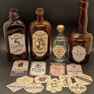 Apothecary labels - Physical Product - Cool Vintage Labels - Stickers