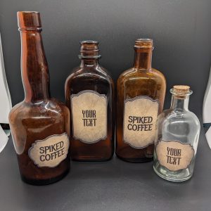Custom Apothecary labels - Personalized Vintage Labels - 8 Labels per order