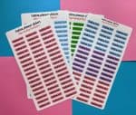 Custom Planner Stickers, Personalized Labels for Planners, Write Your Own Labels, 51 Stickers Per Sheet