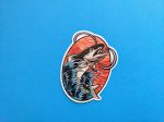 Salmon Fishing Sticker, Cool Stickers, Laptop Stickers, Salmon Sticker