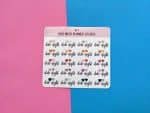Date night planner stickers