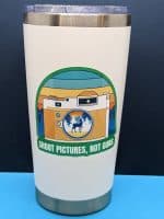 Shoot pictures, not guns - Nature Sticker - Camping Sticker - Vegan Sticker