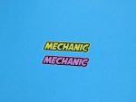 Text Mechanic sticker | Vinyl Sticker | Laptop Sticker, Mechanic Gift