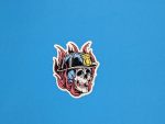 Fireman Skull Sticker / Firefighter Sticker / Fireman Sticker / Gift for Firefighters