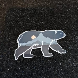 Northern Sky Bear Sticker | Vinyl Sticker | Animal stickers, Nature stickers, Decal